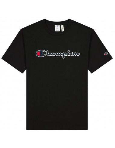 CHAMPION Rochester Logo - Noir - T-shirt