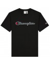 CHAMPION Rochester Logo - Schwarz - T-Shirt