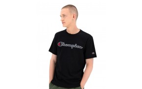 CHAMPION Rochester Logo - Noir - T-shirt