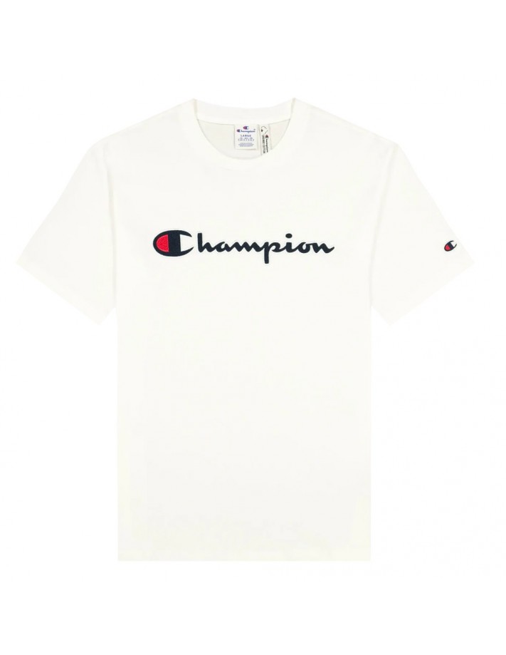 CHAMPION Rochester Logo - Blanc - T-shirt