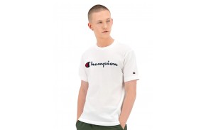 CHAMPION Rochester Logo - Blanc - T-shirt