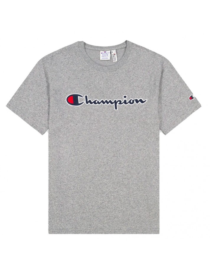 CHAMPION Rochester Logo - Gris - T-shirt