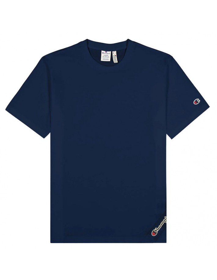 CHAMPION Rochester asymétrique - Bleu marine - T-shirt