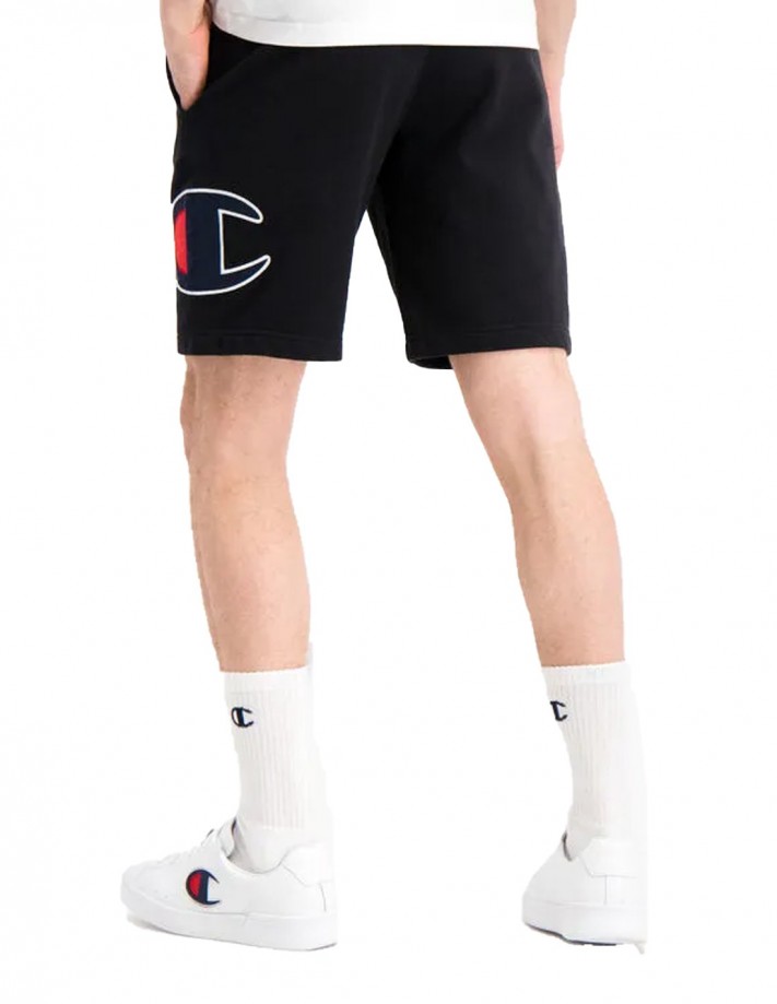 CHAMPION Rochester Grand Logo C - Noir - Short (dos) CHAMPION Rochester Grand Logo C - Noir - Short (dos)