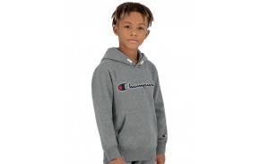 CHAMPION Rochester Logo - Gris - Sweat à capuche (enfant)