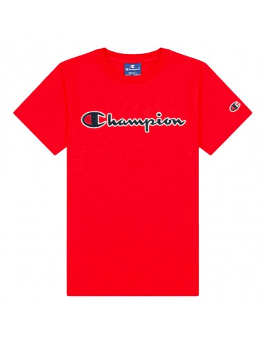 CHAMPION Rochester Logo - Rouge - T-shirt