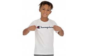 CHAMPION Rochester Logo Chenille - Blanc - T-shirt (enfant)