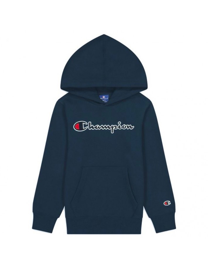 CHAMPION Rochester Logo - Bleu marine - Sweat à capuche enfants