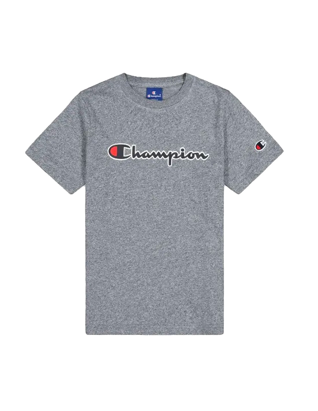 - T-Shirt Grau CHAMPION Kinder Rochester Logo -