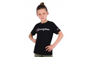 CHAMPION Rochester Logo Chenille - Noir - T-shirt (enfant)
