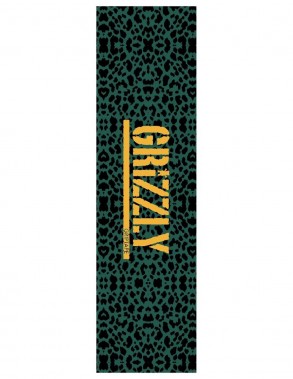 GRIZZLY Green Cheetah - Grip de skate