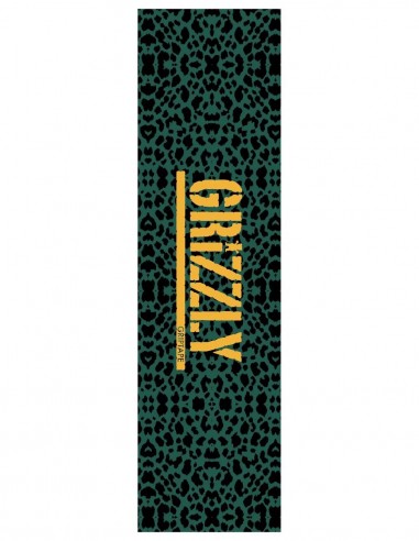 GRIZZLY Green Cheetah - Grip de skate