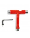 Chiave multifunzione - Rosso - Skate Tool