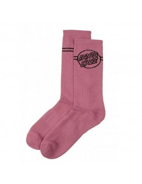 SANTA CRUZ Opus Dot Stripe - Washed Grape - Chaussettes de skate