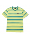 HUF Berkley Stripe Knit Top - Limón - Camiseta