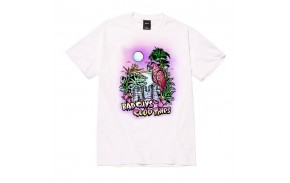HUF Vacation UV Color - White - T-shirt (dos)