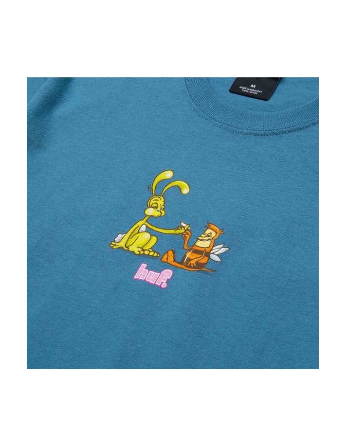 HUF Best Friends - Columbia Blue - T-shirt (logo)