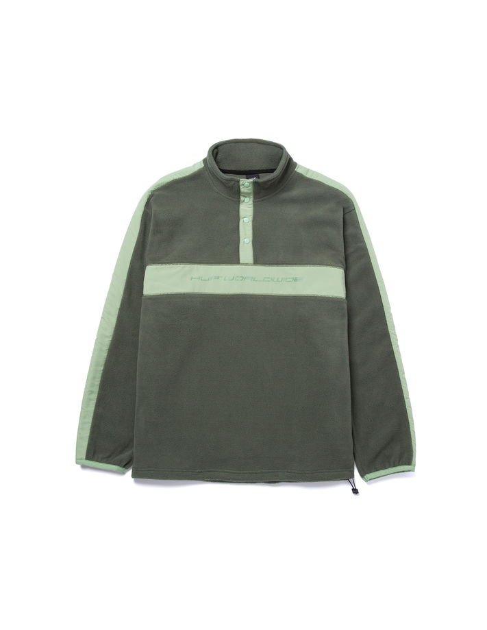 HUF Cascade Polar Fleece - Thyme - Mockneck