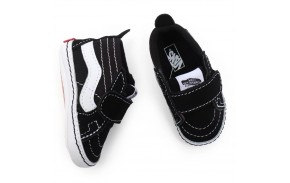 Chaussures Bébé VANS Sk8 Hi Crib Noir - Paire