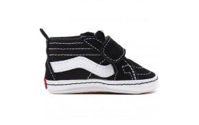 Chaussures Bébé VANS Sk8 Hi Crib Noir - côté