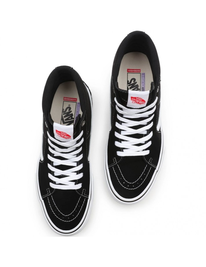 VANS SK8 Hi Schwarz Wei Skateschuhe
