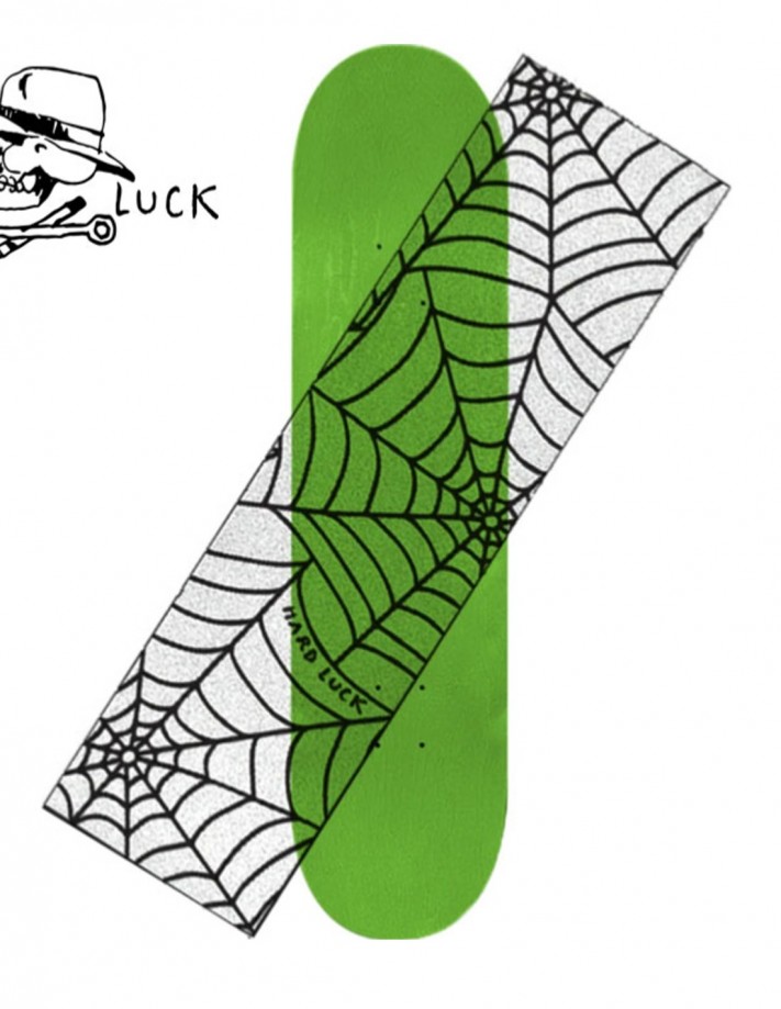 Grip de skate HARD LUCK Spider web blanc Grip de skate HARD LUCK Spider web blanc