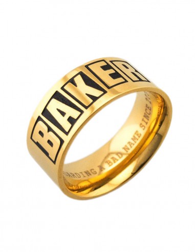 BAKER Brand Logo Ring - Gold - Bague