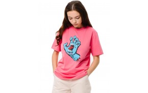 SANTA CRUZ Screaming Hand - Pink Limonade - T-shirt Femmes