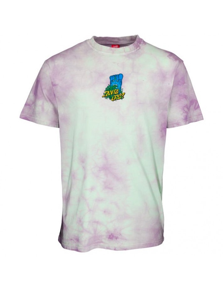 SANTA CRUZ Bigfoot Screaming Hand - Tie Dye - T-shirt