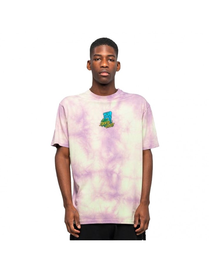 santa cruz screaming hand tie dye t shirt