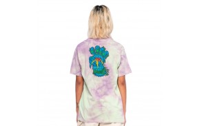 SANTA CRUZ Bigfoot Screaming Hand - Tie Dye - T-shirt (femme)