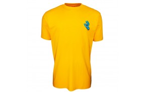 SANTA CRUZ Screaming Hand Chest - Jaune - T-shirt