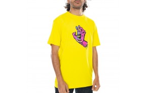 SANTA CRUZ Scales Screaming hand - Jaune - T-shirt (homme)