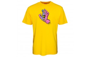 SANTA CRUZ Scales Screaming hand - Jaune - T-shirt