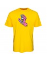 SANTA CRUZ Scales Screaming hand - Jaune - T-shirt