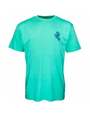 SANTA CRUZ Screaming hand chest tee - Jade - T-shirt