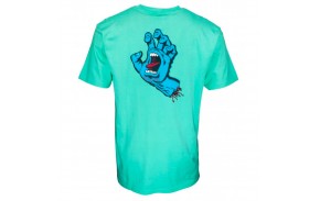 SANTA CRUZ Screaming hand chest tee - Jade - T-shirt (back)