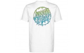 SANTA CRUZ Toxic Dot tee - Blanc - T-shirt (dos)