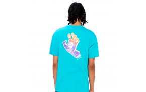 SANTA CRUZ Bogus Hand Fade - Bleu - T-shirt