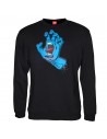 SANTA CRUZ Screaming Hand - Nero - Girocollo