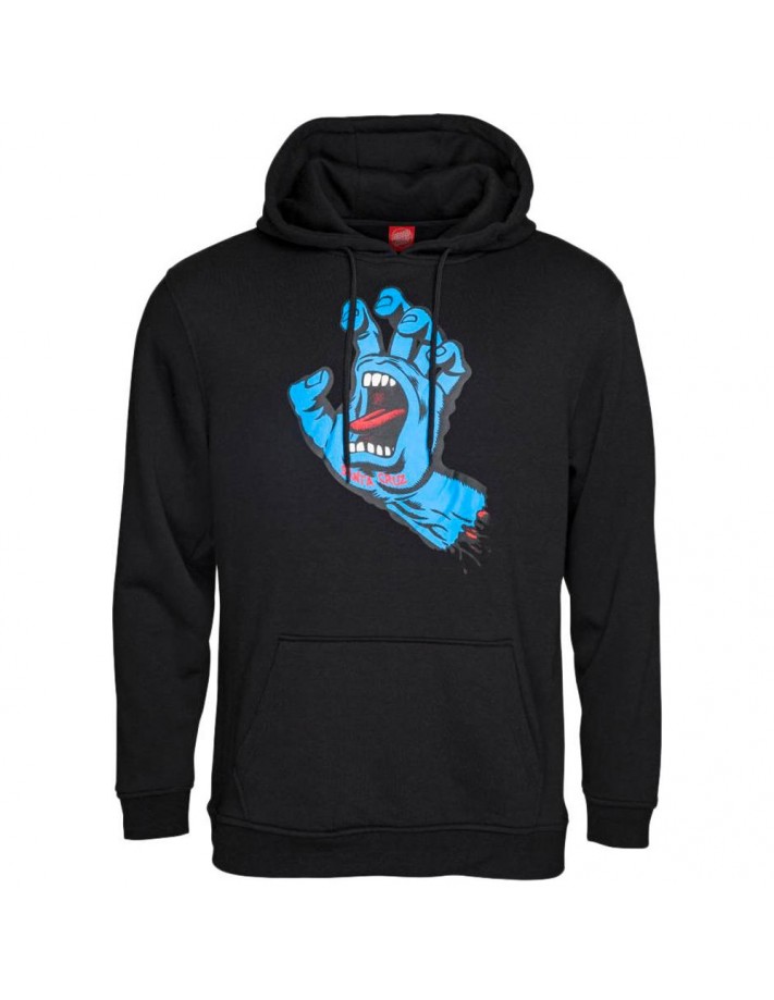 SANTA CRUZ Screaming hand hood - Noir - Sweat à capuche