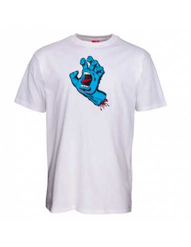 SANTA CRUZ Screaming Hand - Blanc - T-shirt