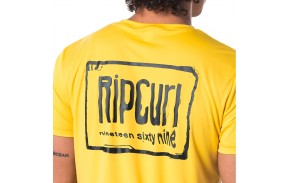 RIP CURL Native Glitch - Jaune - T-shirt (dos)