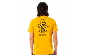 RIP CURL Search Essential - Yellow - T-shirt - back