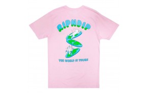 RIPNDIP The workd is yours - Rose - T-shirt (dos)