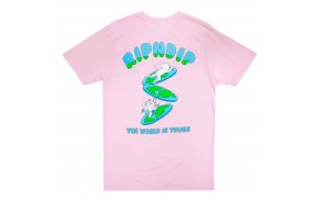 RIPNDIP The workd is yours - Rose - T-shirt (dos)