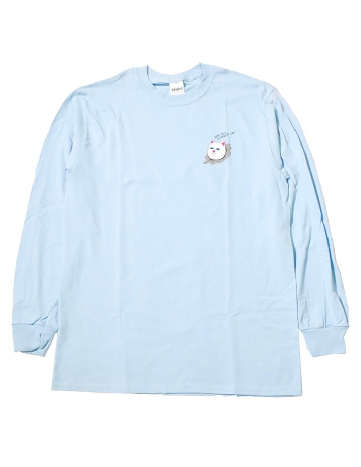 RIPNDIP Same shit different day - Bleu - T-shirt à manches longues