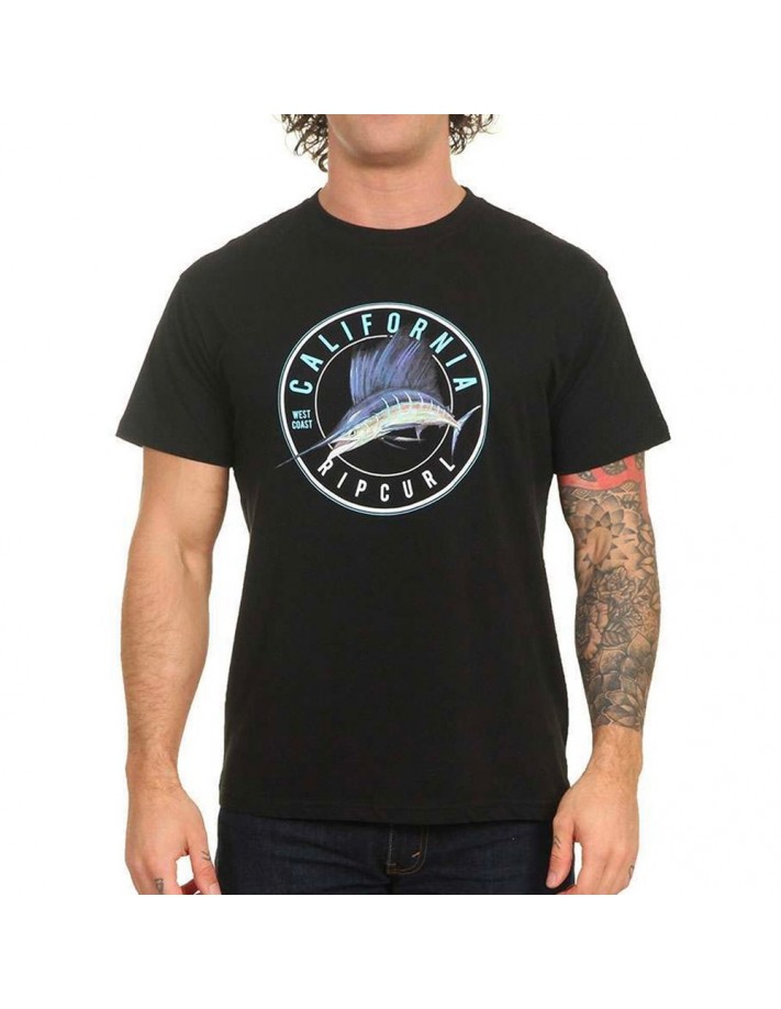 RIP CURL Destination Animal - Blanc - T-shirt