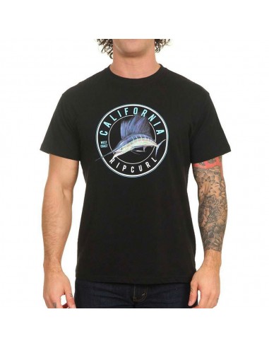 RIP CURL Destination Surf - Black - T-shirt - front