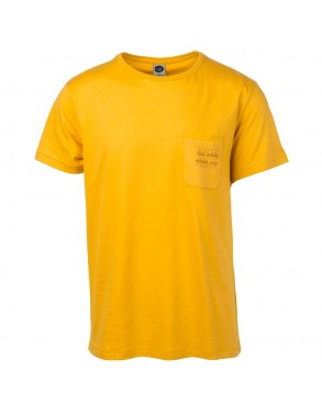 RIP CURL Organic Plain - Jaune - T-shirt